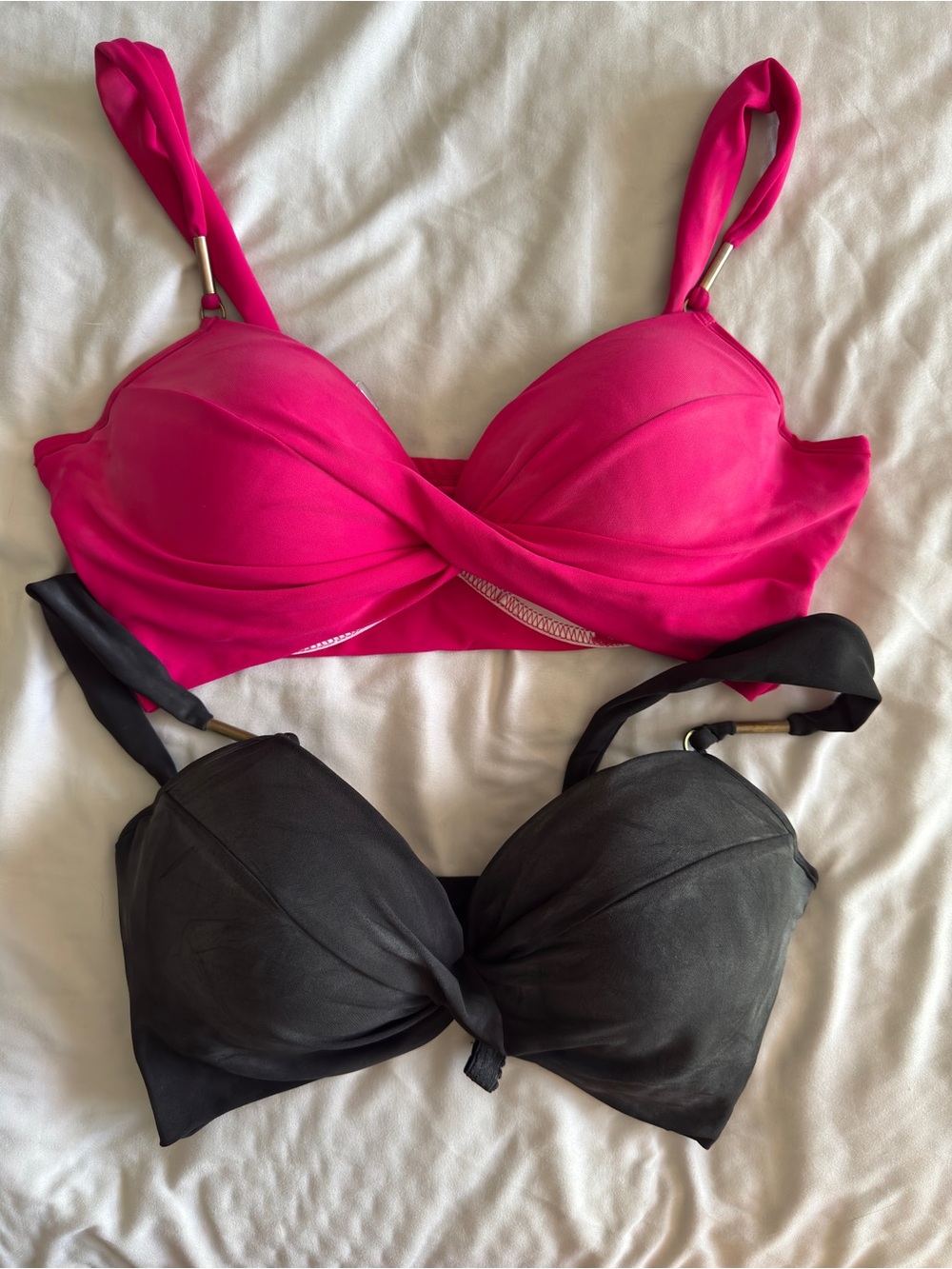 Robin Piccone Hot Pink Bikini Top